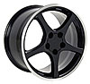 Corvette C5 Style Wheel Size: 17" x 8.5" Bolt Pattern: 5 x 120.7 Rear Spacing: 7.03" Offset: +58mm - image 1