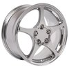 Corvette C5 Style Wheel Size: 17" x 8.5" Bolt Pattern: 5 x 120.7 Rear Spacing: 7.03" Offset: +58mm - image 3