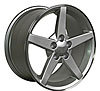 C6 Style Size: 18" x 9.5" Bolt Pattern: 5 x 120.7 Rear Spacing: 7.45" Offset: +56mm - image 1