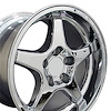 Corvette C4 ZR1 Style Wheel Size: 17" x 11" - image 1
