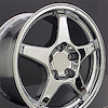 Corvette C4 ZR1 Style Wheel Size: 17" x 9.5"