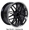 KAS-148 Style Size: 18" x 9.5" Bolt Pattern: 5 x 120 Rear Spacing: 6.94" Offset: +43mm - image 1