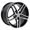 Corvette C6 Z06 Style Wheel Size: 18" x 10.5" Bolt Pattern: 5 x 120.65 Rear Spacing: 7.95" Offset: +56mm - image 1