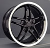 C6 Z06 Style Size: 19" x 10" Bolt Pattern: 5 x 120.65 Rear Spacing: 8.06" Offset: +65mm - image 1