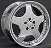 Mercedes-Benz AMG 5-Spoke Wheel with Rivets Size: 18" x 9" Bolt Pattern: 5 x 112 Rear Spacing: 6.38" Offset: +35mm - image 1