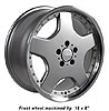 Mercedes-Benz AMG 5-Spoke Wheel with Rivets Size: 18" x 8" Bolt Pattern: 5 x 112 Rear Spacing: 5.88" Offset: +35mm - image 1