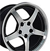 Corvette C5 Style Wheel Size: 18" x 9.5" Bolt Pattern: 5 x 120.65 Rear Spacing: 7.38" Offset: +54mm - image 1