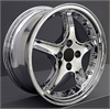 Mustang Cobra R 98 Deep Dish Wheel with Rivets Size: 17" x 8" - image 1