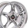 Mustang Cobra R 98 Deep Dish Wheel with Rivets Size: 17" x 9" - image 4