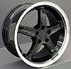 Mustang Cobra R 98 Deep Dish Style Wheel Size: 18" x 9" - image 1