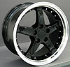 Mustang Cobra R 98 Deep Dish Style Wheel Size: 17" x 9" - image 1