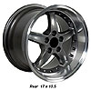Mustang Cobra R 98 Deep Dish Style Wheel Size: 17" x 10.5" - image 1