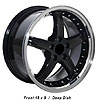 Mustang Cobra R 98 Deep Dish Style Wheel Size: 18" x 9" - image 1