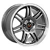 Mustang 10th Anniversary Deep Dish Wheel Size: 17" x 9" Bolt Pattern: 4 x 108 Rear Spacing: 5.79" Offset: +20mm - image 1