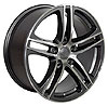 R8 Style Wheel Size: 17" x 7.5" Bolt Pattern: 5 x 100 Rear Spacing: 5.63" Offset: +35mm - image 1