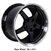 Corvette C5 Deep Dish Style Wheel Size: 19" x 10" Bolt Pattern: 5 x 120.65 Rear Spacing: 8.06" Offset: +65mm - image 1