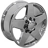 Five Spoke Silverado Style Wheel Size: 20" x 8.5"