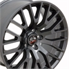 18 Fits Ford - 2015 Mustang GT Style Replica Wheel - Matte Black with a Machined Face 18x10 - image 1