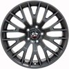 18 Fits Ford - 2015 Mustang GT Style Replica Wheel - Matte Black with a Machined Face 18x10 - image 2