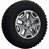 Wrangler Rubicon Style Wheel and Tire Assembly Size: 17" x 7.5" - image 1