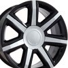 Cadillac Escalade Style Replica Wheel Black with Chrome Insert 22x9 - image 3