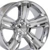 Five Spoke Ram 1500 Style Wheel Size: 20" x 9"