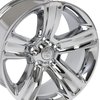 Five Spoke Ram 1500 Style Wheel Size: 20" x 9" - image 2