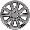 Chevrolet Tahoe Style Replica Wheel Hyper Black with Chrome Inserts 20x8.5 - image 2