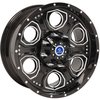 4Play Black Machined Finish Wheel Size: 20" x 10" - image 1
