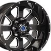 4Play Black Machined Finish Wheel Size: 20" x 12" - image 4