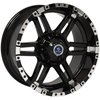 4Play Black Machined Finish Wheel Size: 20" x 9" - image 1