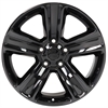 Dodge Ram 1500 Style Replica Wheel PVD Black Chrome 20x9 - image 1