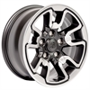 RAM Rebel Style Satin Black Wheel Size: 17" x 8" - image 1