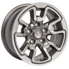 RAM Rebel Style Satin Black Wheel Size: 17" x 8" - image 3