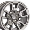 RAM Rebel Style Satin Black Wheel Size: 17" x 8" - image 4