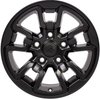 RAM Rebel Style Satin Black Wheel Size: 17" x 8" - image 2