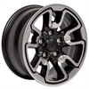 RAM Rebel Style Satin Black Wheel Size: 17" x 8" - image 1