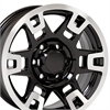 TOYOTA 4RUNNER 17X7 BLACK - image 1