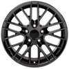 CORVETTE 18X10.5 BLK CHRM - image 2