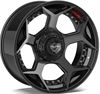4Play 50 Brushed Black Finish Wheel Size 22" x 10" - image 1