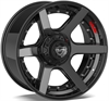 4Play 60 Brushed Black Wheel Size 20" x 10" - image 1
