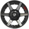 4Play 60 Brushed Black Wheel Size 20" x 10" - image 2