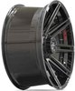 4Play 08 Brushed Black Finish Wheel Size: 20" x 10" - image 4