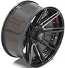 4Play 08 Brushed Black Finish Wheel Size: 22" x 10" - image 3