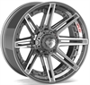 4Play Brushed Gunmetal Finish Wheel Size: 20" x 10" - image 1