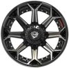 4Play 80R Brushed Black Wheel Size 20" x 10" - image 2