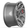 4Play 80R Gunmetal/Brushed Silver Wheel Size 22" x 12" - image 4