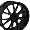 Dodge Challenger Hellcat Style Wheel Size: 20" x 9" - Gloss Black Finish - image 4