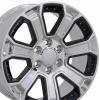 CV93B CHRM W/ BLK 22X9 - image 1