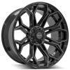 4Play 83 Wheel Size: 22" x 12", Bolt Pattern: 5 x 5" / 5 x 5.50" [Brushed Black] - image 1